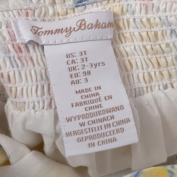 Tommy Bahama Yellow & Pink Floral Dress - Picture 5 of 5